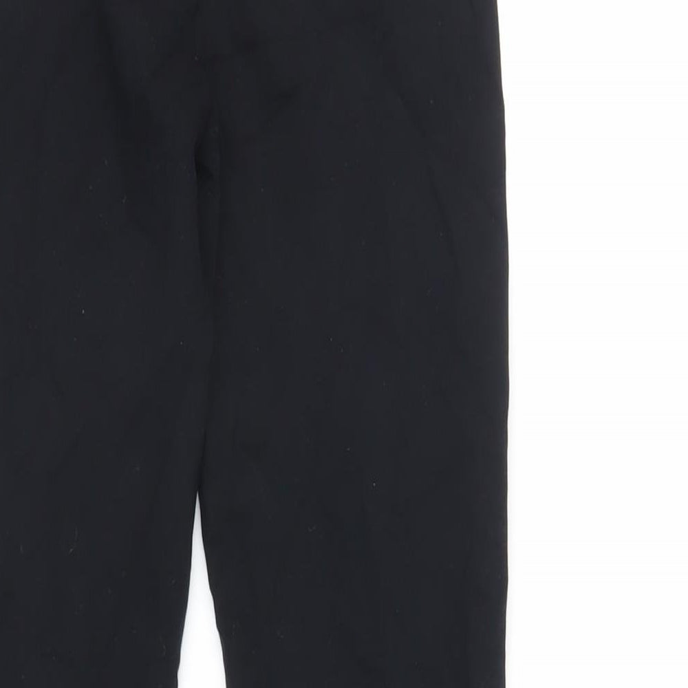 Marks and Spencer Womens Black Viscose Capri Leggings Size 6 L27 in - Elasticated Waist