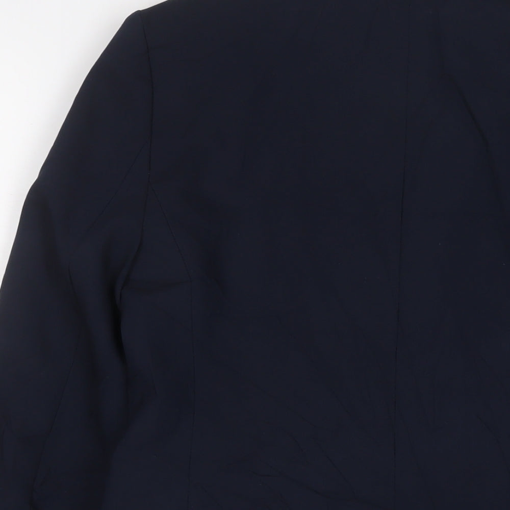 Marks and Spencer Womens Blue Jacket Blazer Size 8 Button
