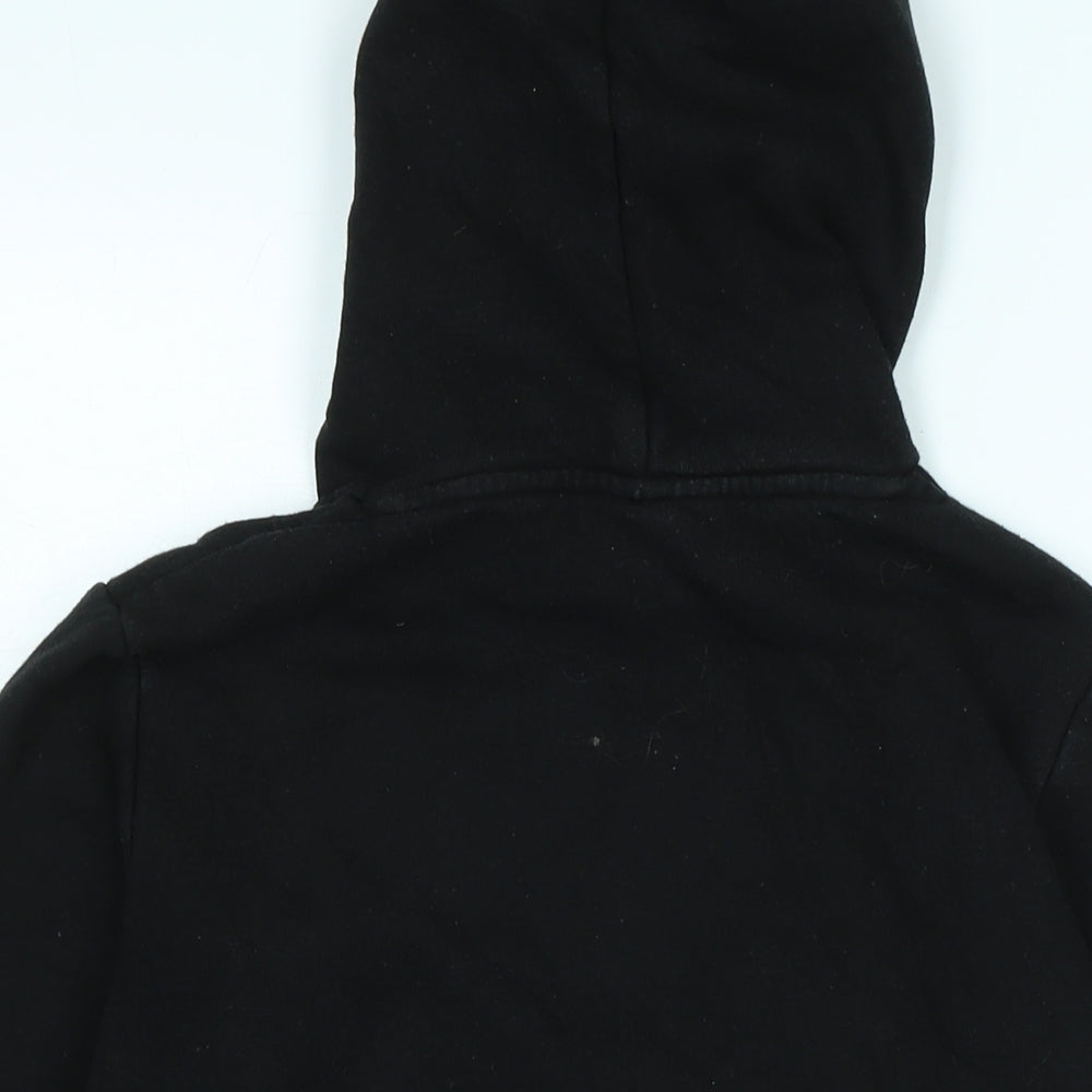 PUMA Boys Black Cotton Pullover Hoodie Size S - Puma