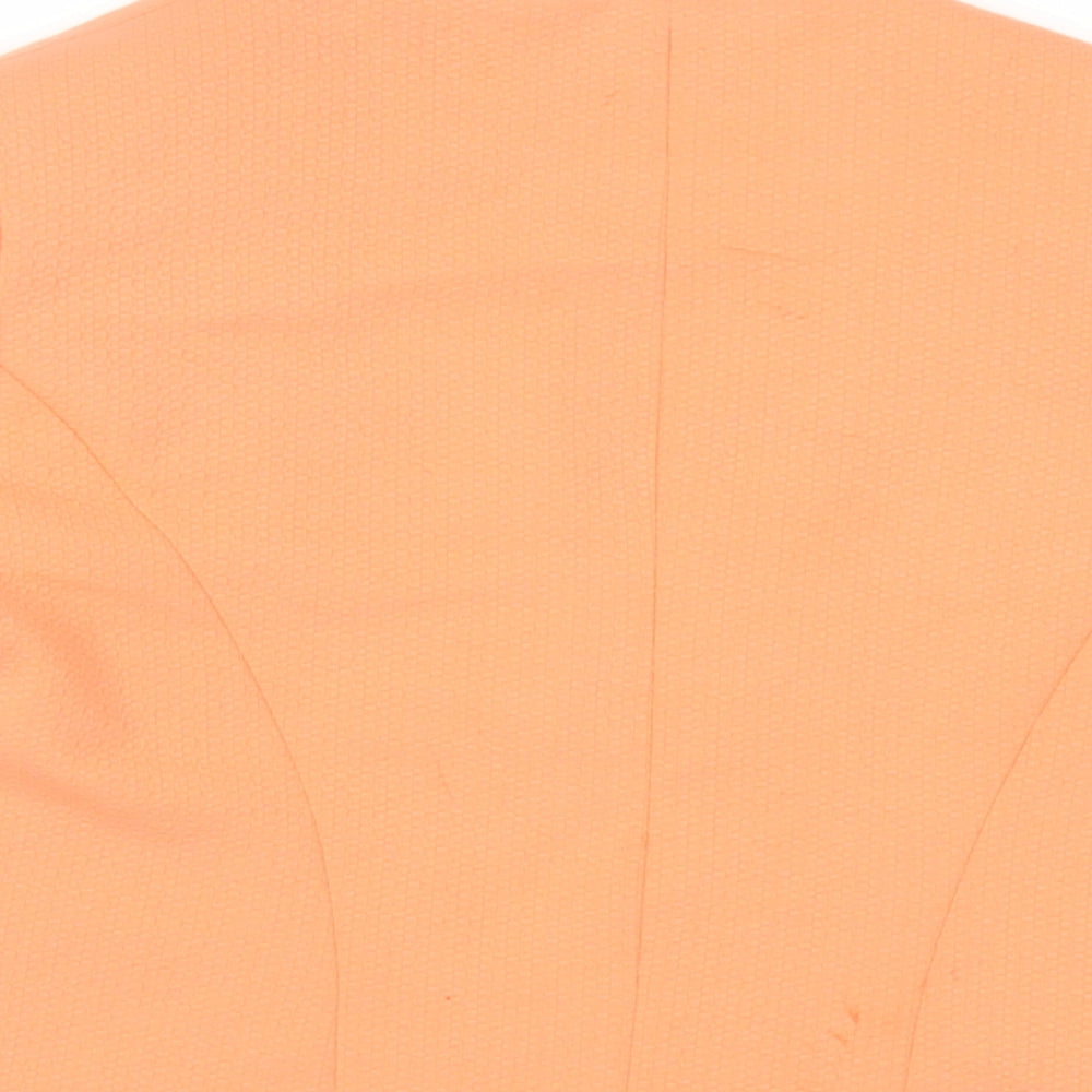 Principles Womens Orange Jacket Blazer Size 12 - Open