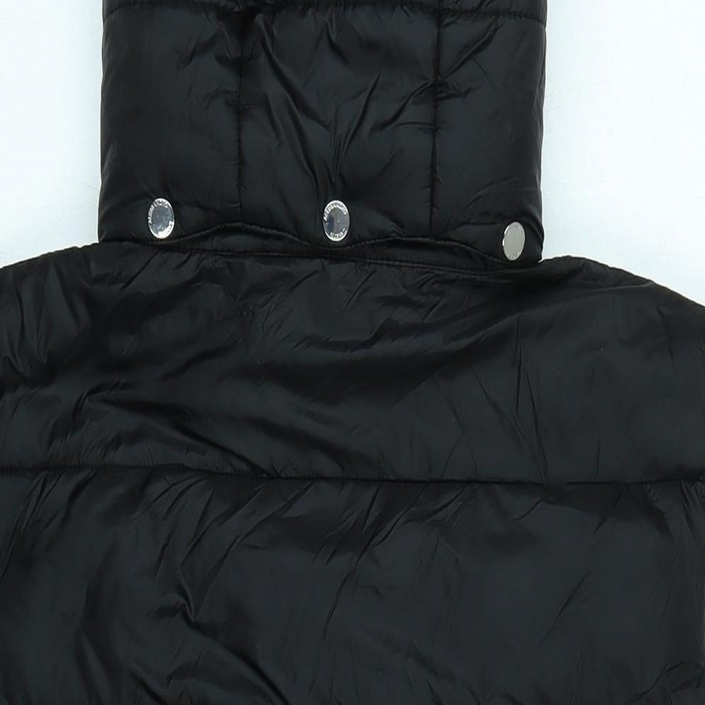 Alessandro zavetti Mens Black Gilet Waistcoat Size XL Zip - Logo