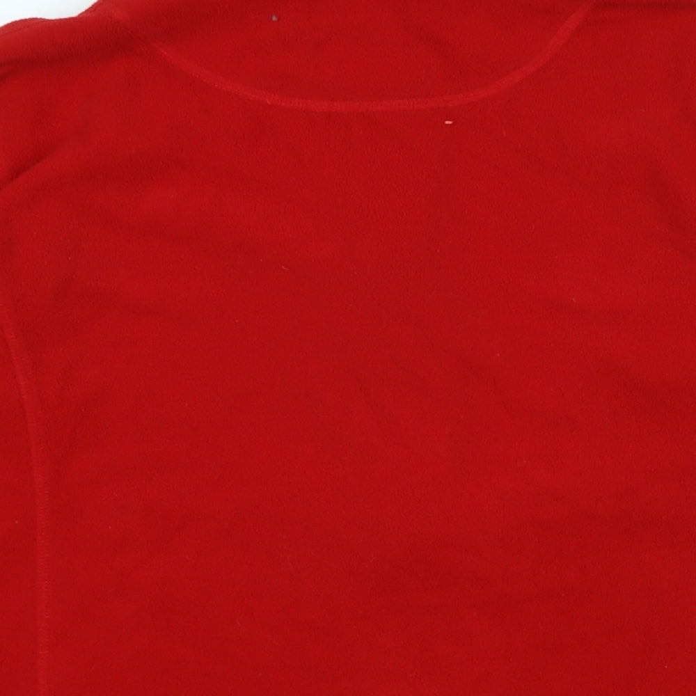Cintamani Womens Red Jacket Size M Zip - Logo