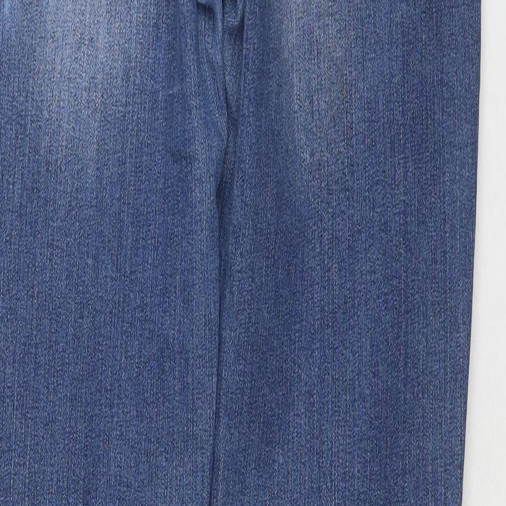 Gap Womens Blue Cotton Bootcut Jeans Size 30 L30 in Regular Zip