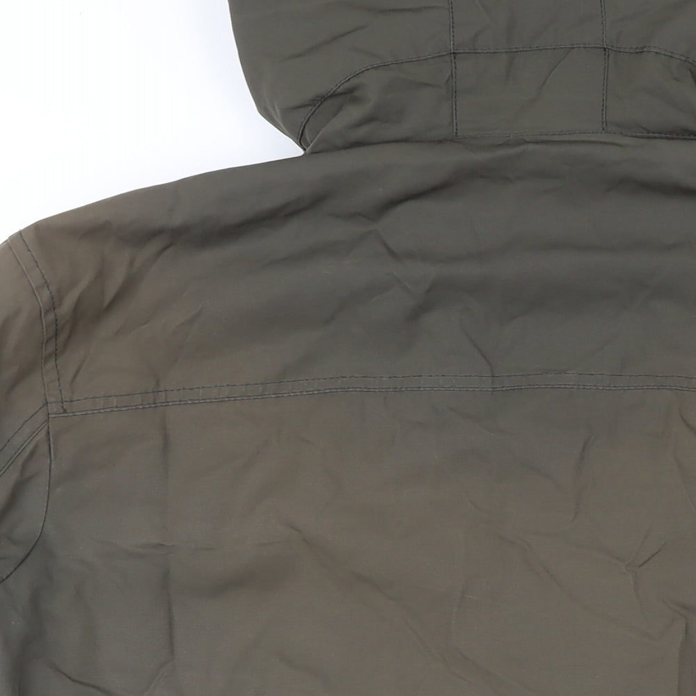 Fat Face Mens Green Jacket Coat Size M Zip