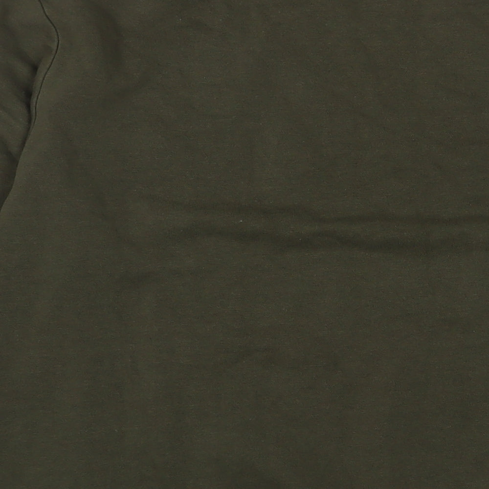 Marks and Spencer Mens Green Cotton Pullover Sweatshirt Size M