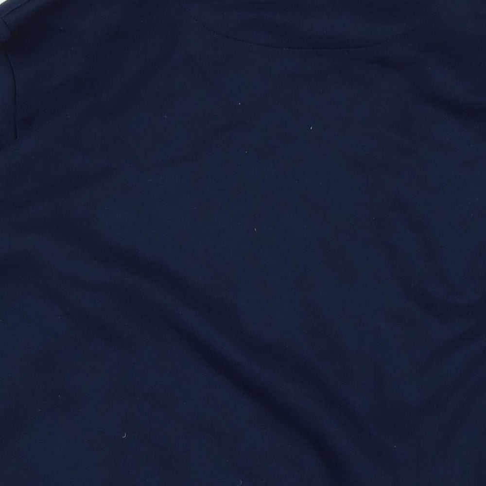 boohoo man Mens Blue Polyester Pullover Sweatshirt Size M