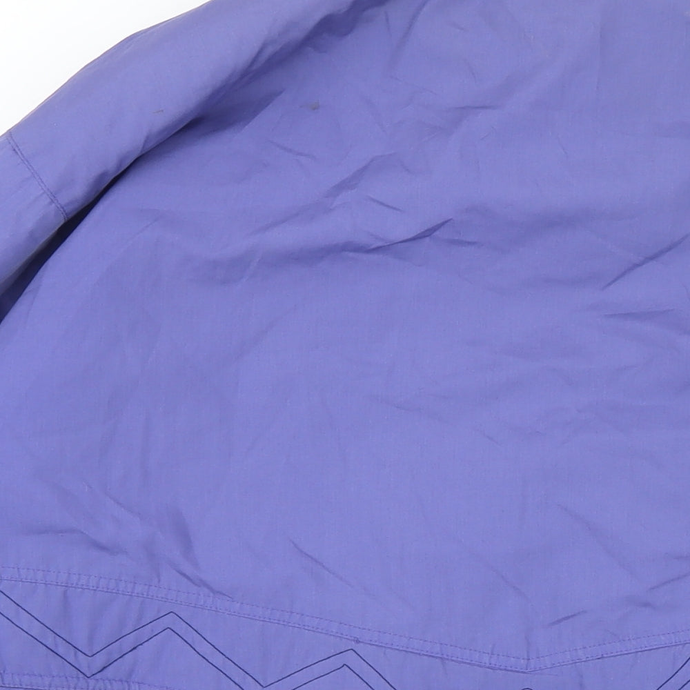 TELEMAC Womens Purple Jacket Coat Size 14 Zip