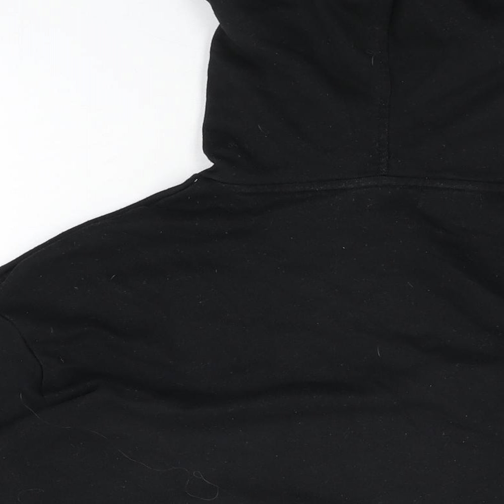 Cropp Eco Aware Womens Black Cotton Pullover Hoodie Size L Pullover