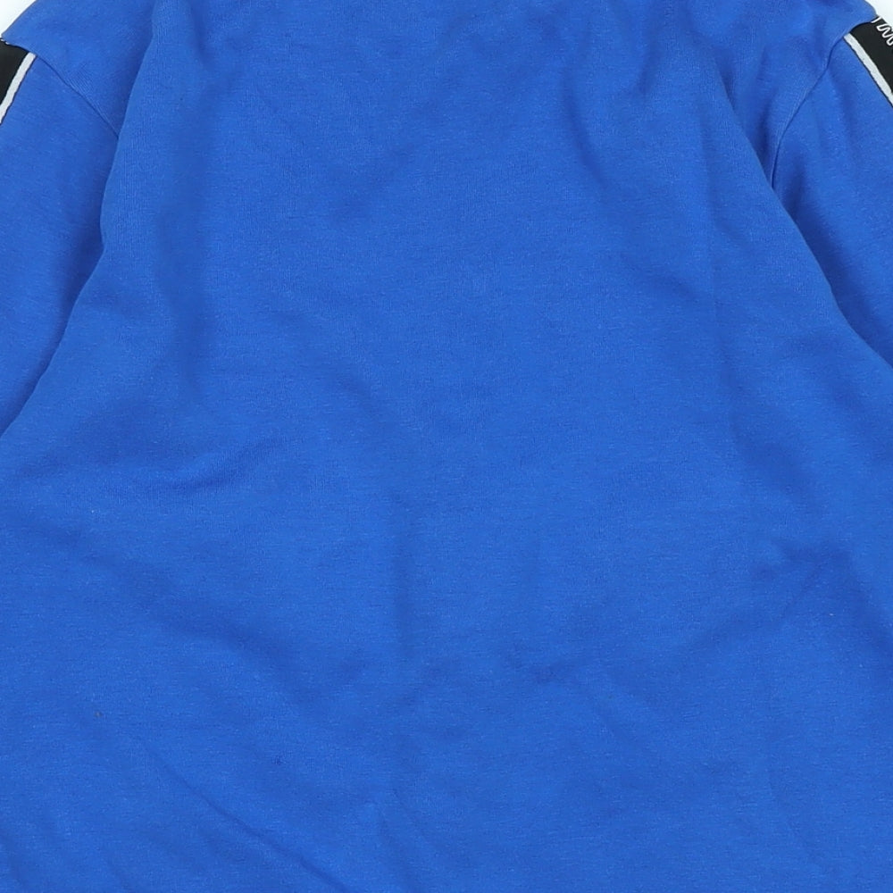 True icons Boys Blue Polyester Pullover Sweatshirt Size 10-11 Years