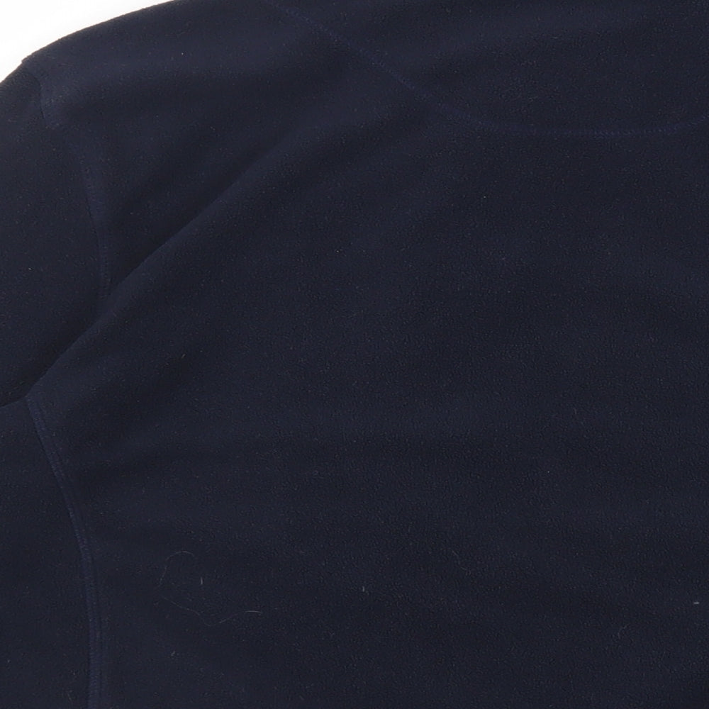 Marks and Spencer Mens Blue Jacket Size M Zip - Pockets