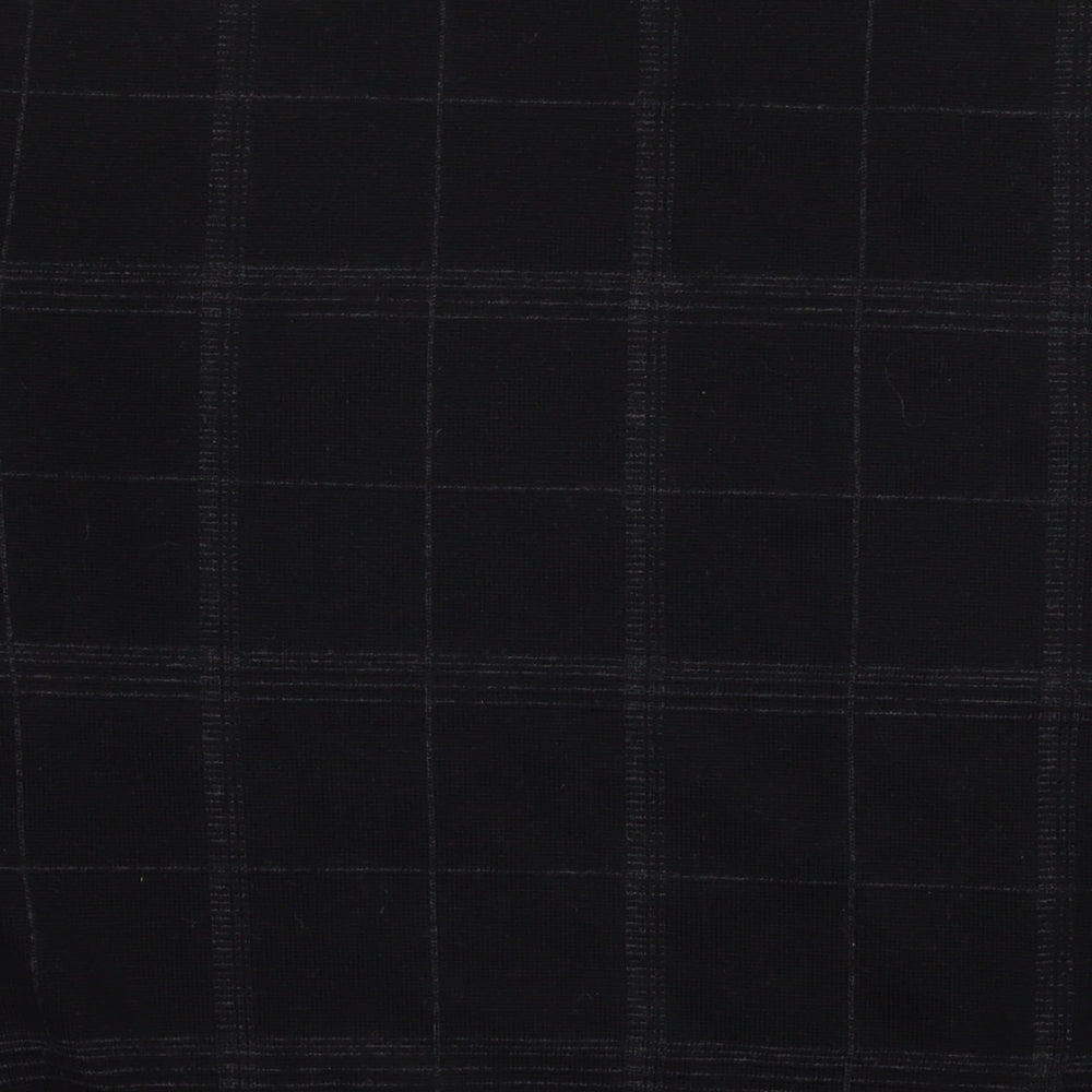 Marks and Spencer Womens Black Check Acrylic Pullover Sweatshirt Size L Pullover