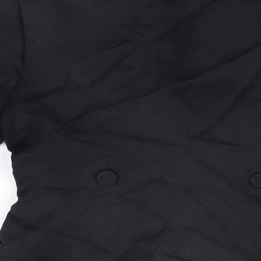 Joseph Womens Black Jacket Blazer Size 10 Button
