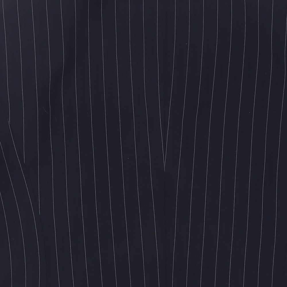Gerry Weber Womens Blue Striped Jacket Blazer Size 16 Button