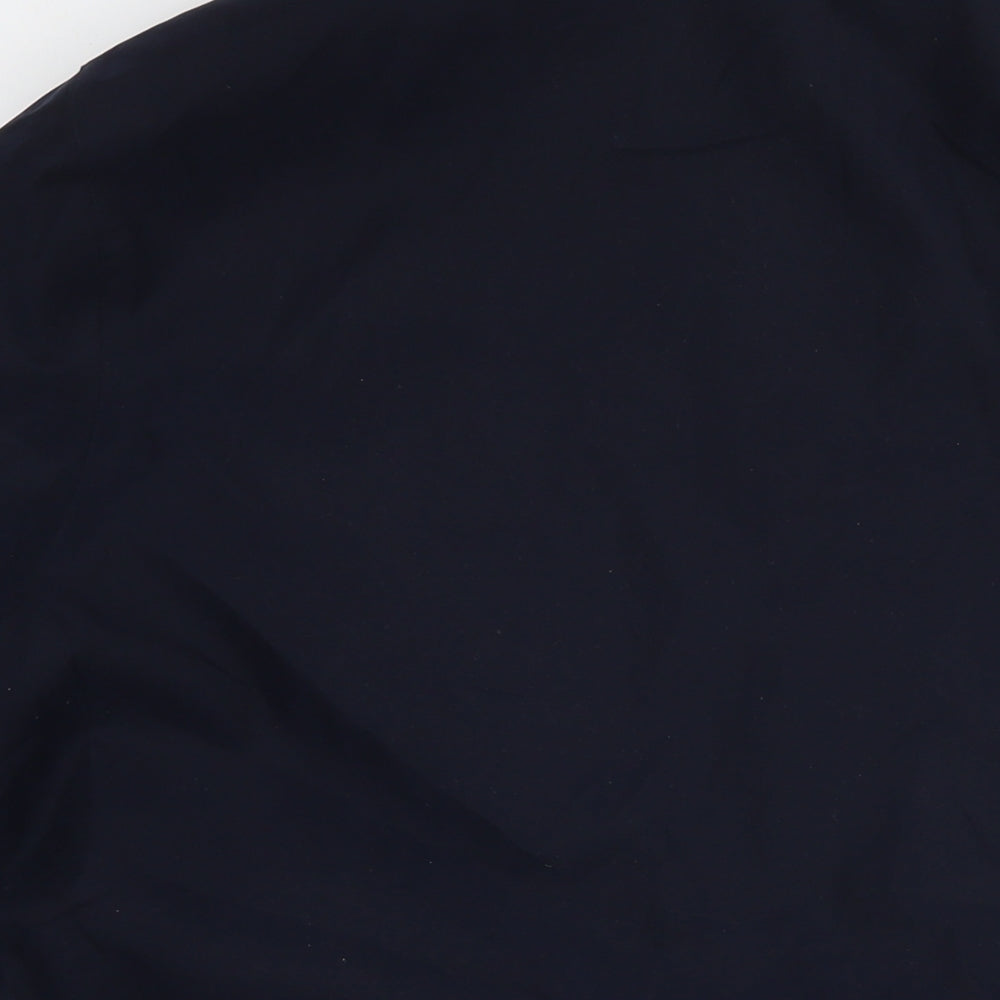 Marks and Spencer Womens Blue Trench Coat Coat Size 10 Zip