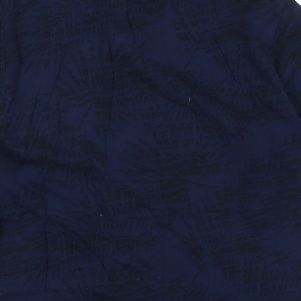 NEXT Womens Blue Cotton Basic T-Shirt Size M Crew Neck