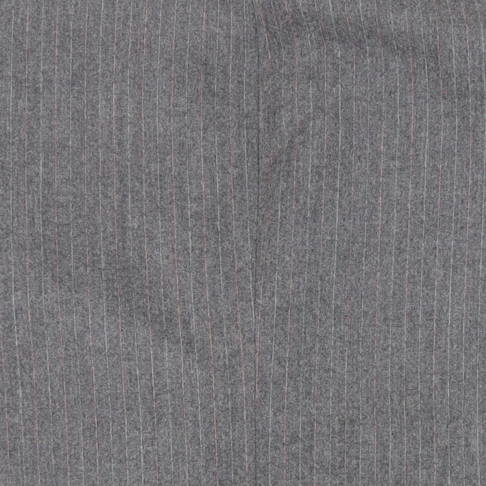 Marks and Spencer Mens Grey Striped Wool Jacket Suit Jacket Size 44 Regular