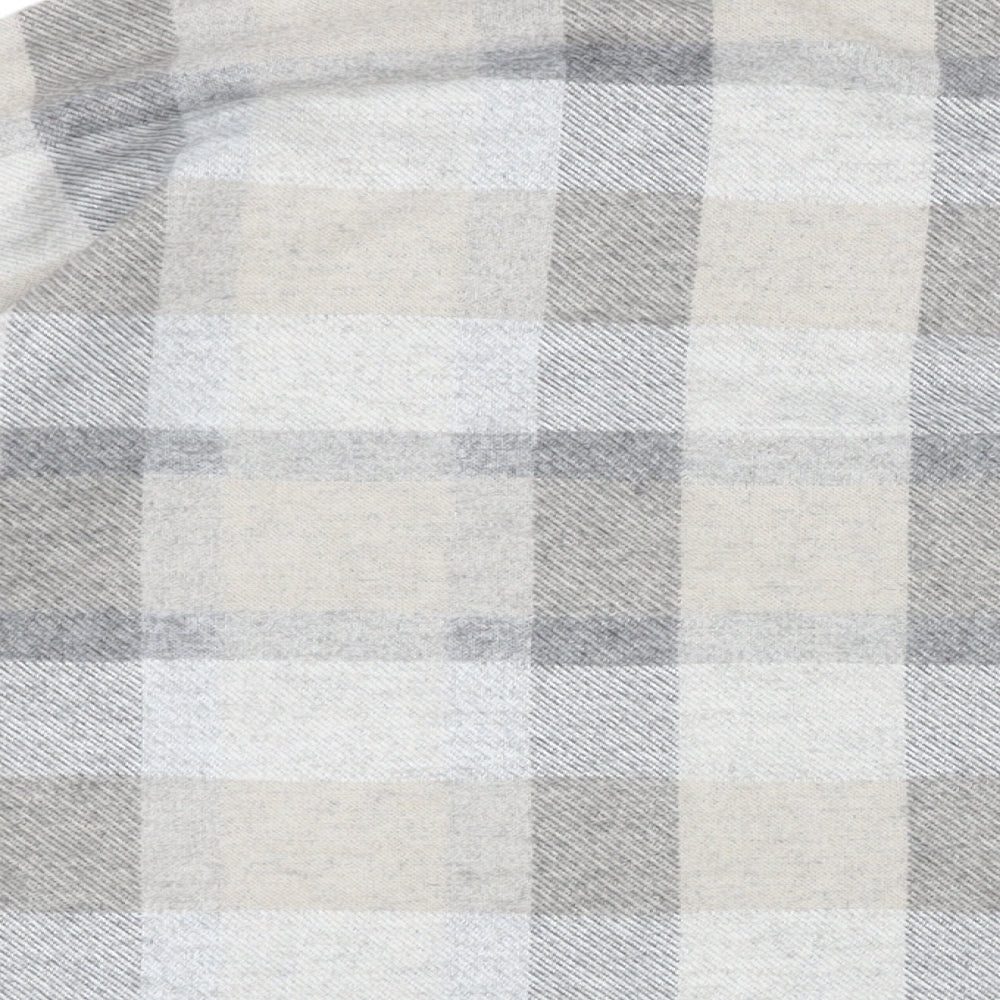 Marks and Spencer Womens Grey Check Polyester Pullover Sweatshirt Size M