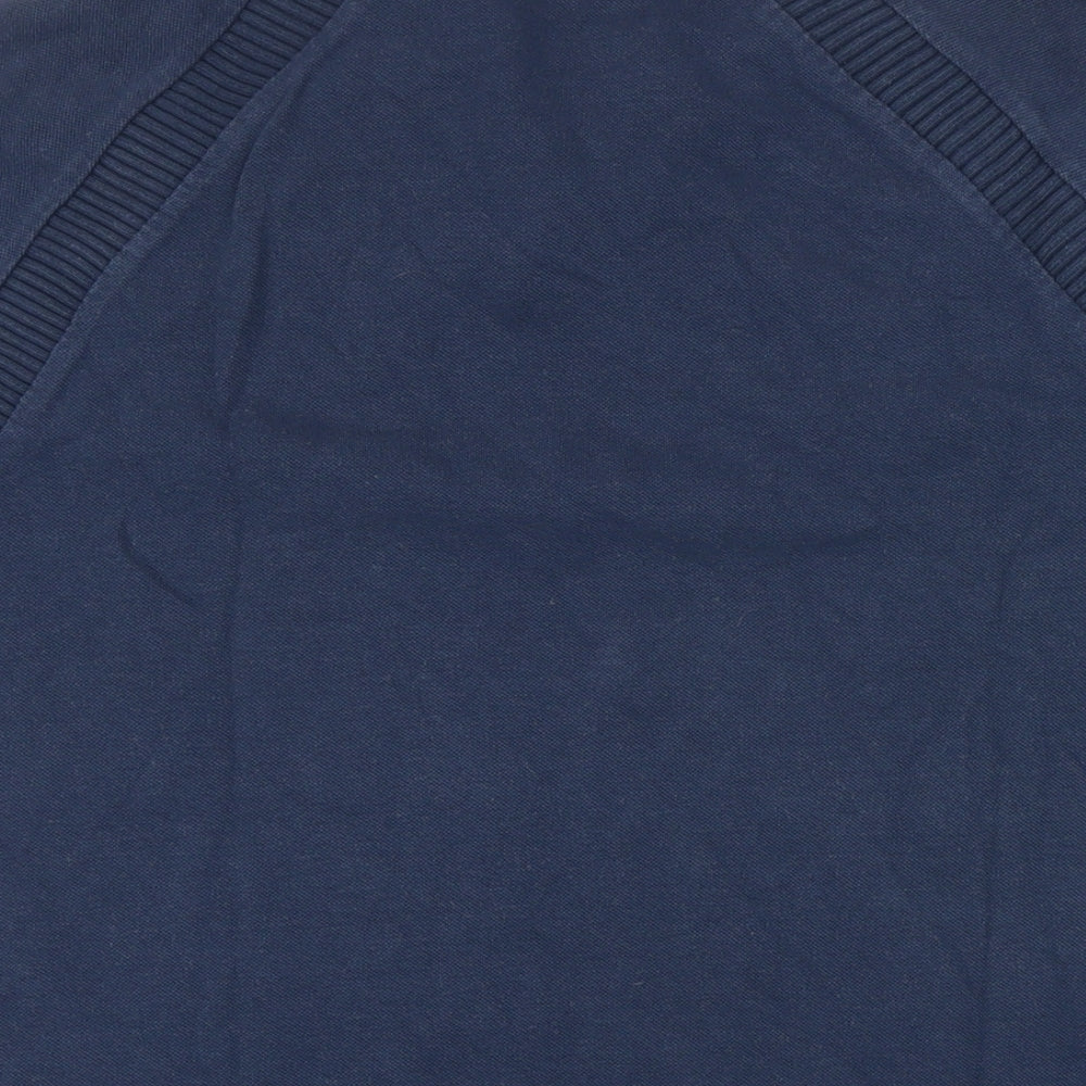 ASOS Mens Blue Cotton T-Shirt Size L Round Neck