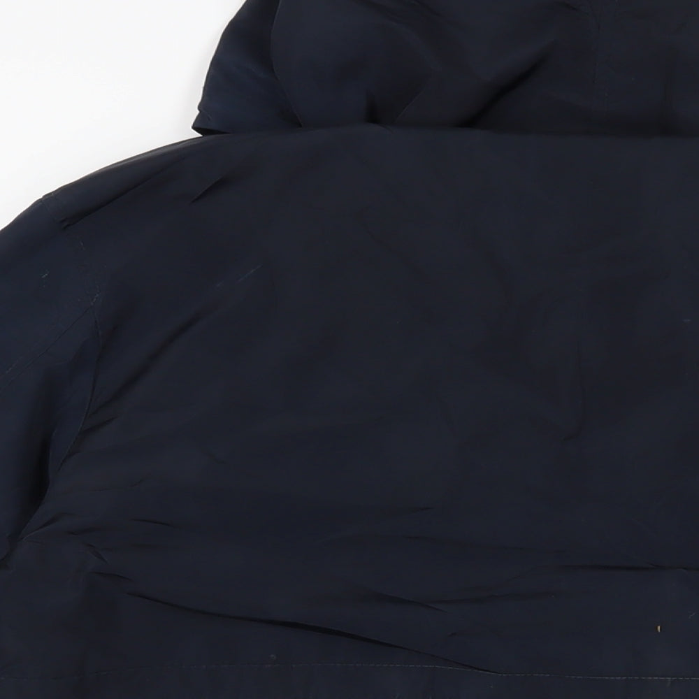 Antony Morato Mens Blue Windbreaker Jacket Size M Zip - Hooded Lightweight