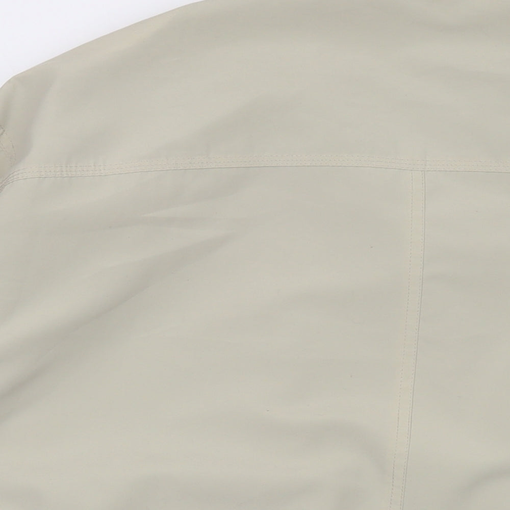 Dannimac Mens Beige Bomber Jacket Jacket Size M Zip - Vintage