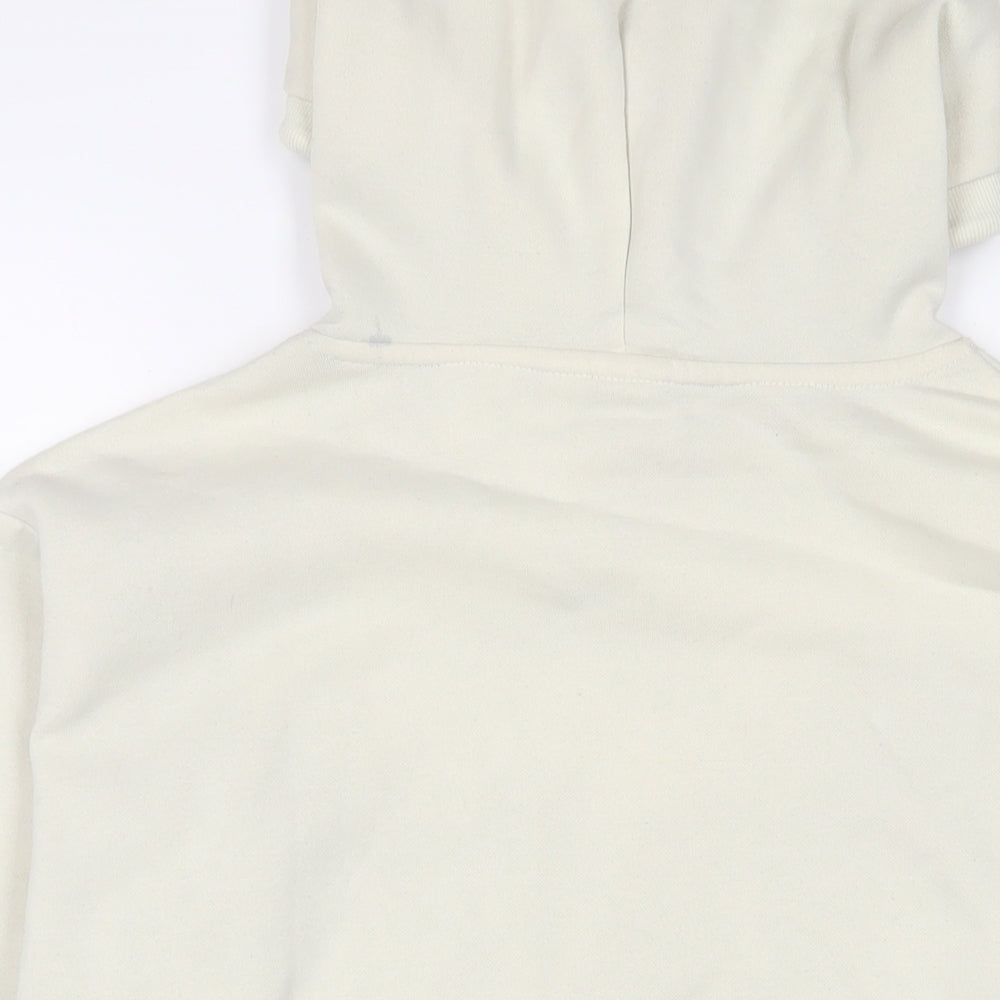 Disney Womens Beige Cotton Pullover Hoodie Size M Pullover - Mickey Mouse