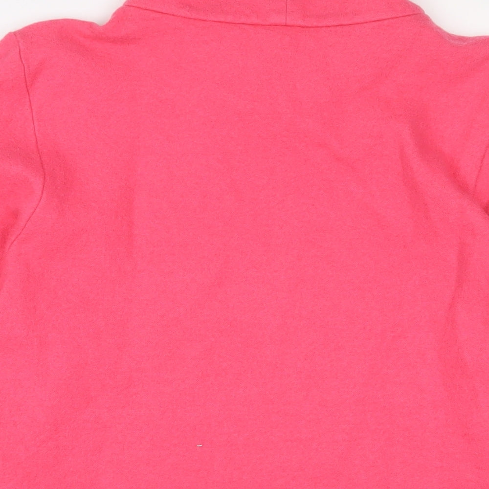 COS Womens Pink Round Neck Wool Pullover Jumper Size M