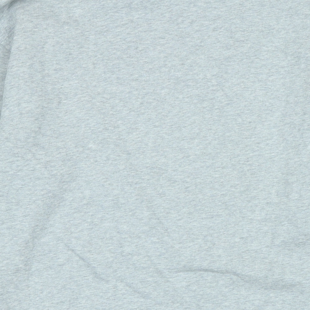 Marks and Spencer Womens Grey Cotton Blend Pullover Sweatshirt Size 8
