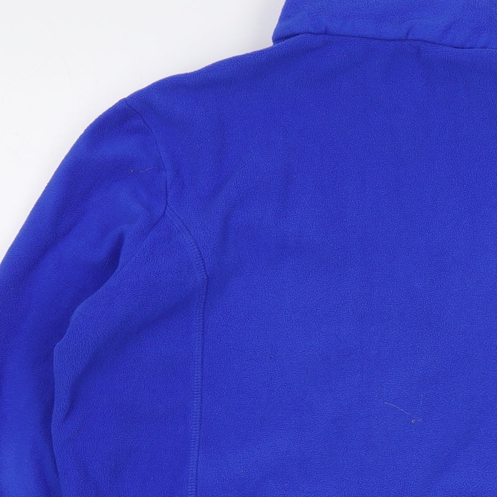 Lands' End Womens Blue Jacket Size S Zip