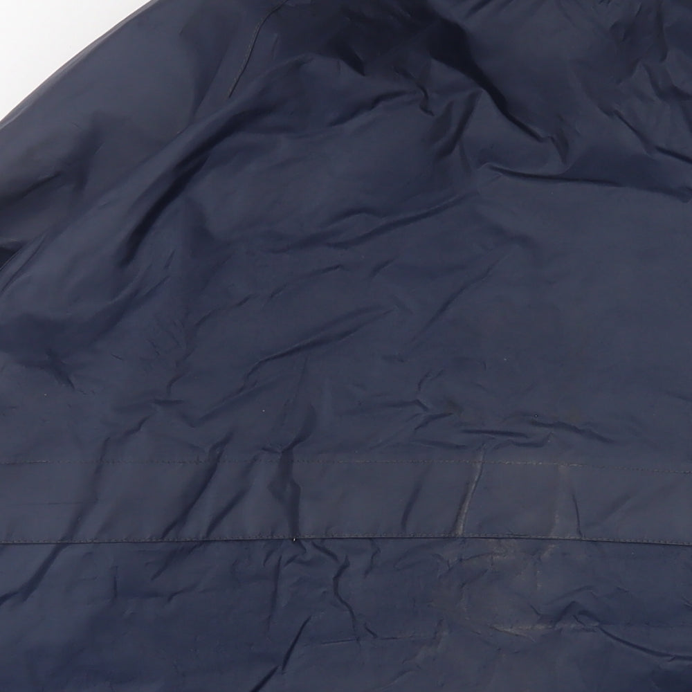 Portwest Mens Blue Jacket Coat Size XL Zip - Logo, Embroidered