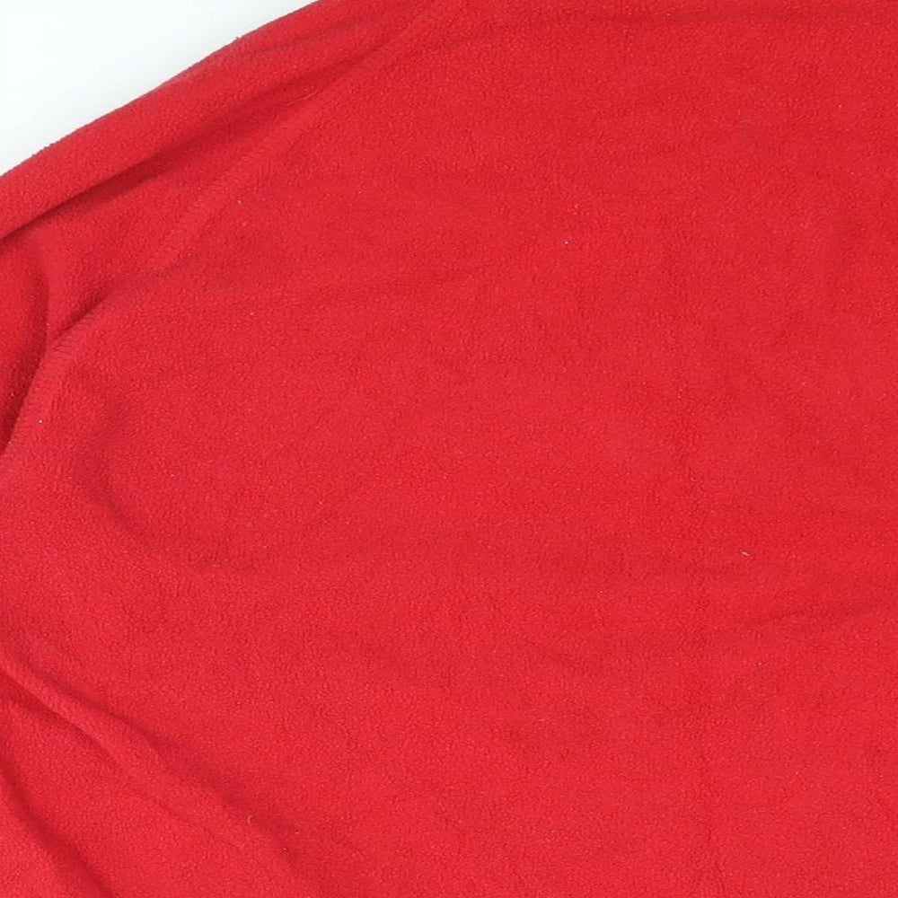 Trespass Womens Red Polyester Pullover Sweatshirt Size XS Zip