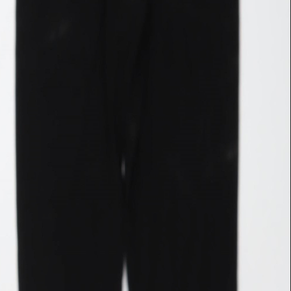 Friends Girls Black Cotton Jegging Trousers Size 11 Years Regular Pullover