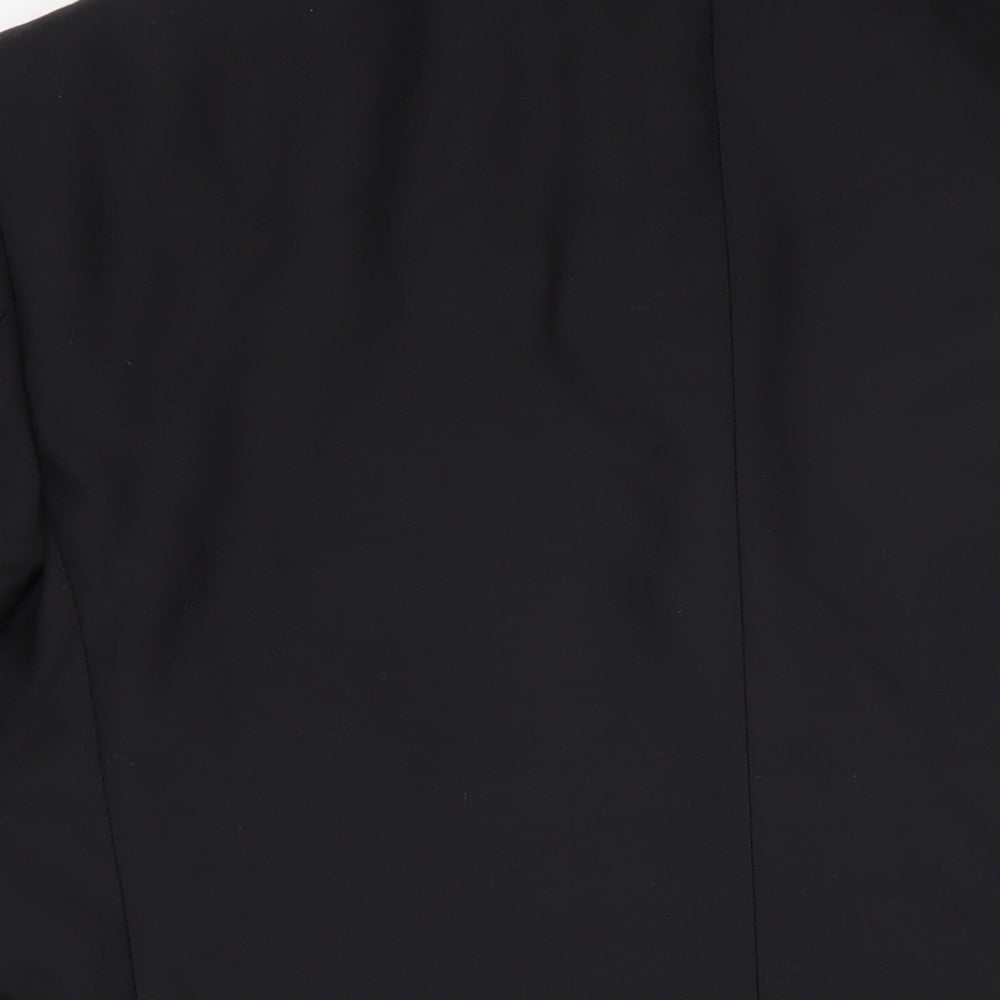 Marks and Spencer Mens Black Wool Jacket Blazer Size XL Regular