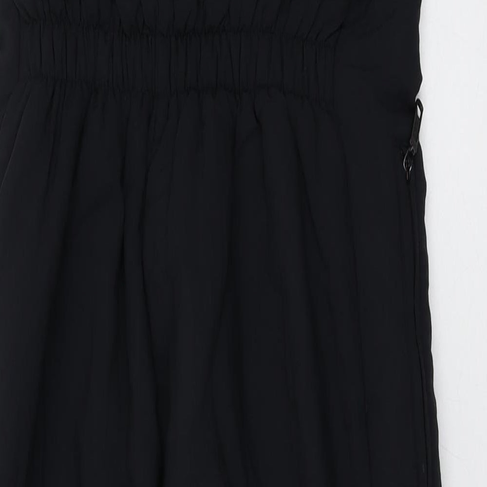 Rodeo Girls Black Polyester Jumpsuit One-Piece Size 14 Years Zip