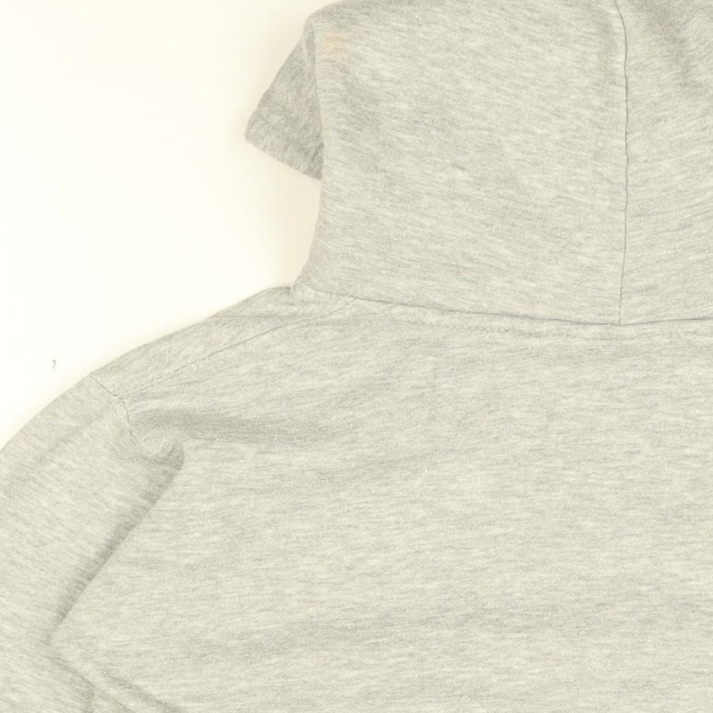 Friends Girls Grey Cotton Pullover Hoodie Size 9-10 Years Pullover - Friends Logo