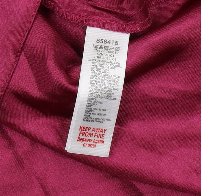 Monsoon Girls Red A-Line Dress, 12-18 Months, Luxury Party Attire