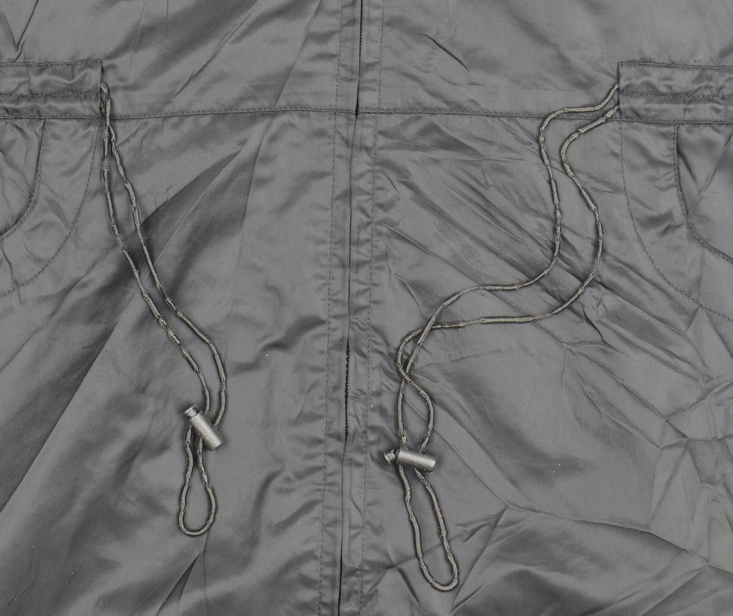 Active Women's Black Parka Jacket with Hood Size 10