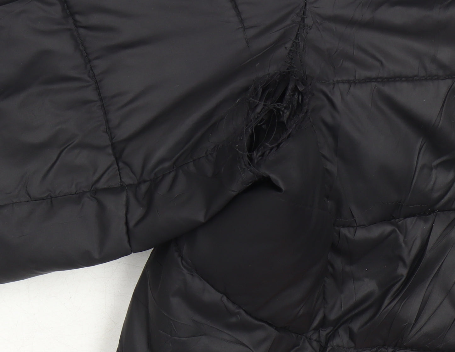 Napapijri Boys Black Puffer Jacket 14 Hooded Casual Wear