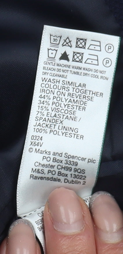 Marks and Spencer Men's Blue Blazer 38S Business