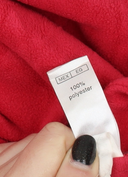 Decathlon Red Unisex 2XL Fleece Pullover Sweatshirt