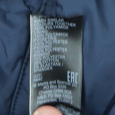M&S Women's Blue XS Puffer Jacket