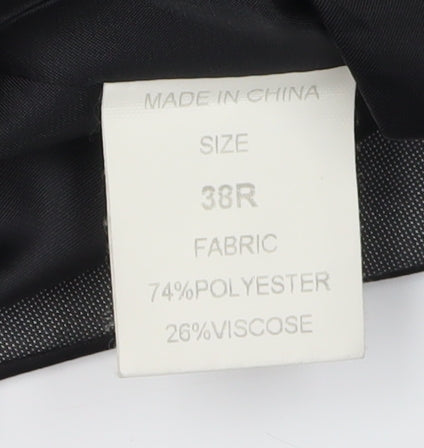 OneSix5ive Grey Suit Waistcoat Men's 38R Business