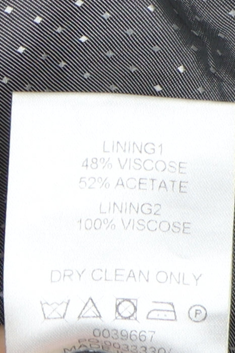 Stvdio by Jeff Banks Grey Check Blazer, Men’s, Size 42S Formal