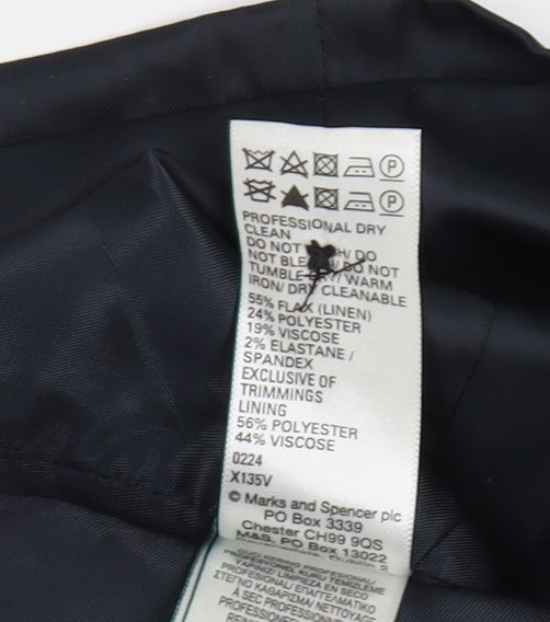 Marks and Spencer Men's Navy Suit Waistcoat, Size 36R, Regular Fit