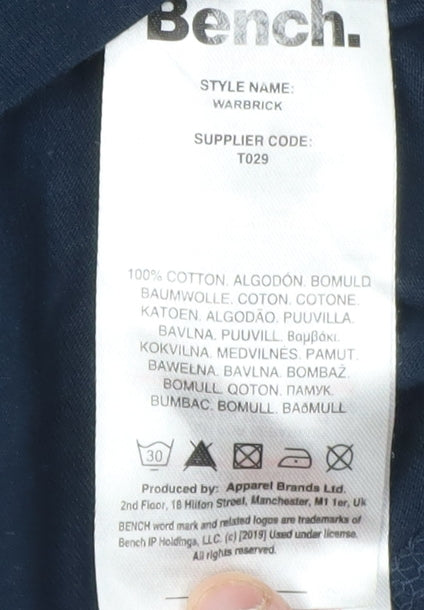 Bench Men's Blue Graphic T-shirt size L