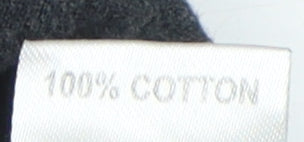 Adini Women's Black A-Line Dress S, Cotton, Casual