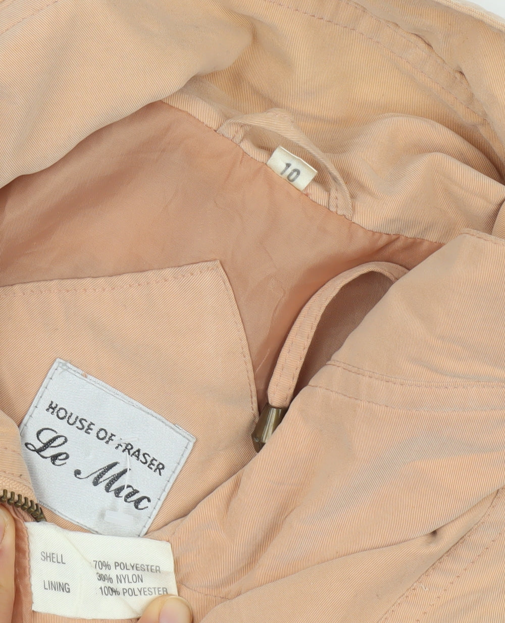 House of Fraser Women’s Beige Parka Jacket Size 10