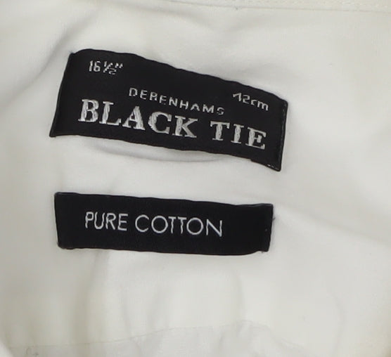 Debenhams Men's White Formal Dress Shirt Size 42