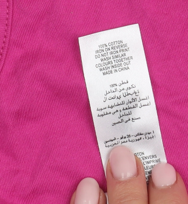 Mothercare Women's Pink Mr. Bump Graphic T-Shirt Size 14