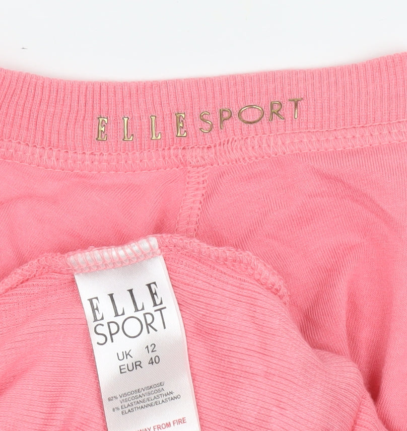 Elle Sport Pink Women's Long Sleeve Top Size 12