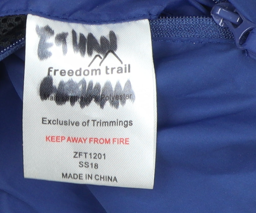 Freedom Trail Boys Blue Waterproof Jacket 9-10 Years